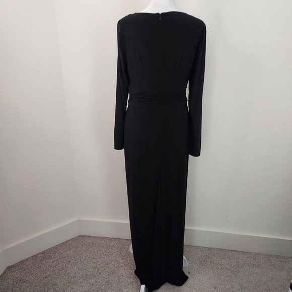 Eliza J New York Black Embellished Formal Dress Size 6 - Picture 5 of 11